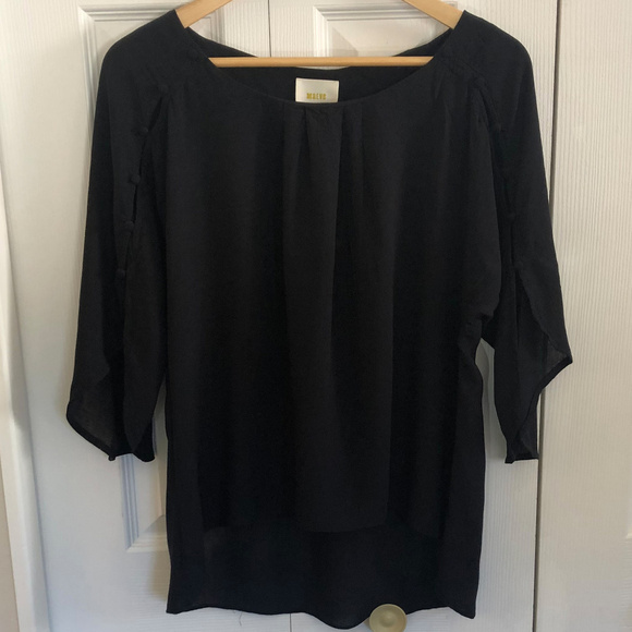 Maeve Anthropologie Top S black - Picture 1 of 5